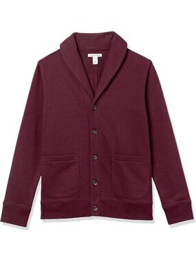 Cozy Men's Long-Sleeve Shawl-Collar Cardigan - Perfect for Layering & Style